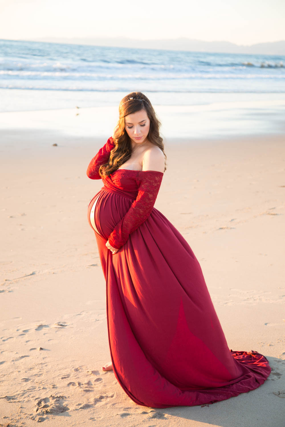 beach maternity outfits